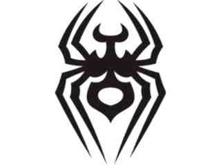  Spider Tribal_ 0 6 5 Decal Proportional