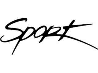  Sport Word 0 8 Decal Proportional