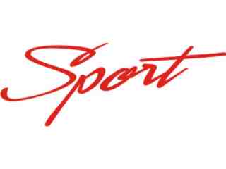  Sport Word 1 5 Decal Proportional