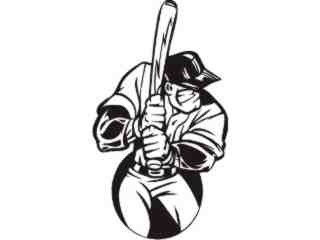  Sports Baseball 1 0 7_ 3 D G Decal Proportional