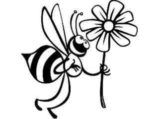  Spring Bee Flower_ 0 5 4_ V A 1 Decal Proportional
