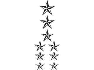  Star Pack 1 Decal Proportional