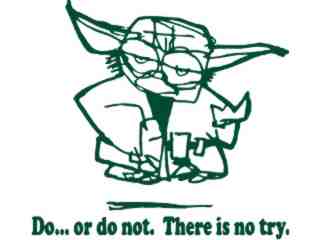  Star Wars Yoda Do Decal Proportional