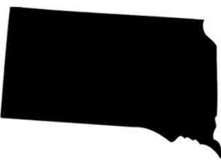  States_ South Dakota Decal Proportional