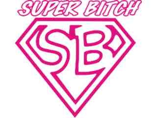  Super Bitch 2 Decal Proportional