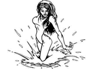  Swimming Sexy_ M B 1 Decal Proportional