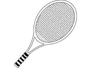  Tennis Racquet_ M B 1 Decal Proportional