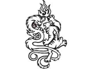  Tiger Dragon Decal Proportional