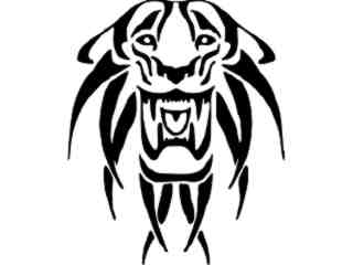  Tiger Tribal 1 Decal Proportional