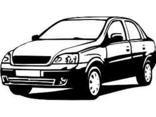 Transportation_ Corsa Sedan D R_ P A 1 Decal Proportional