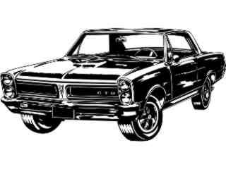  Transportation_ Pontiac G T O M G_ P A 1_ D T L Decal Proportional