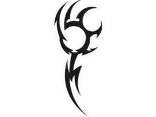  Tribal Tattoo Classic_ 0 0 8 B_ 0 0 3 8 Decal Proportional
