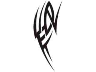  Tribal Tattoo Classic_ 0 0 9 B_ 0 0 0 9 Decal Proportional