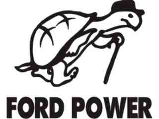  Turtle Ford Power Decal Proportional