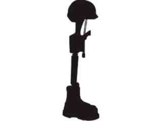  Vietnam Memorial Stand Decal Proportional