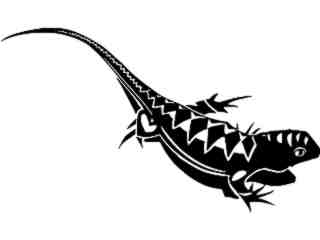  Wild Animals_ Lizard_ P A 1 Decal Proportional