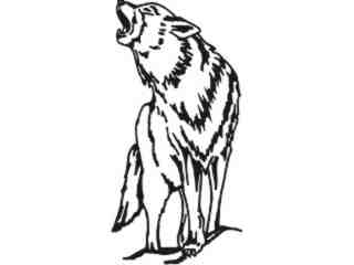  Wolf Howling_ M M 1 Decal Proportional