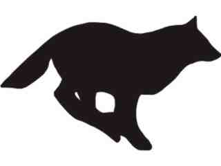  Wolf Silhouette Simple_ C U 1 Decal Proportional