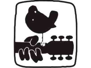  Woodstock Concert Decal Proportional