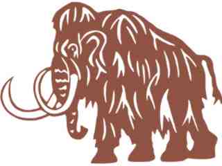  Wooly Mammoth Decal Proportional