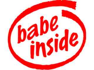 inside_babe Decal Proportional