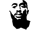  2pac Silhouette Decal