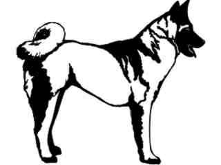  Dogs_ Akita_ 1 3 6_ V A 1 Decal Proportional