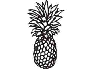  Food Drink_ Pineapple_ P A 1 Decal Proportional
