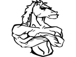  Mustang Pony Muscle_ G D G Decal Proportional