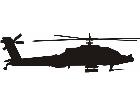  Silhouette Attack Chopper Decal