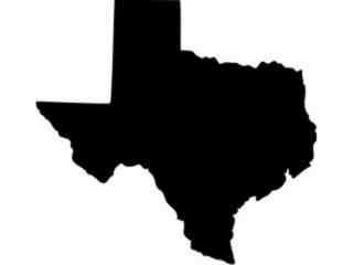  States_ Texas Decal Proportional