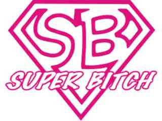  Super Bitch 1 Decal Proportional