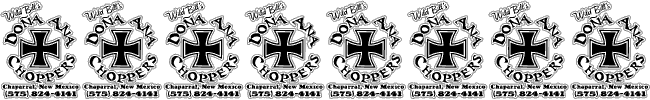 chopper style business logo decals