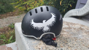 Free flaming eagle decal